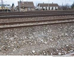 Photo Textures of Background Railway